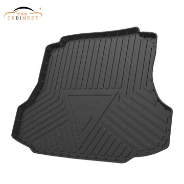 Wholesale Custom Clean Waterproof TPE Foot Car Trunk Mat for Honda Civic 2006-2010