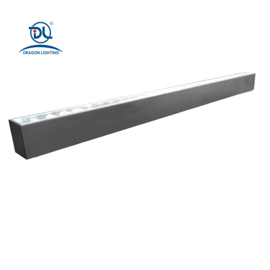 40W 105 LM/W Black Pendant LED Linear Ceiling Light