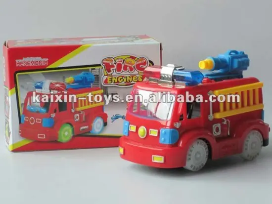 Best selling toy fire engine with light and music