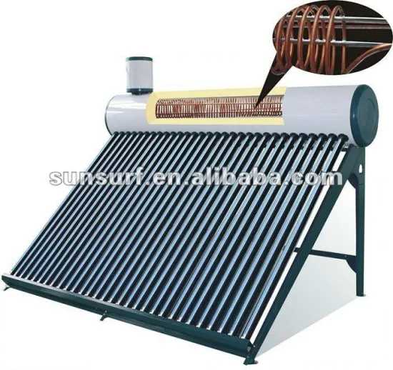 green energy copper coil solar power heating system ( CE SRCC EN12975 solar keymark )