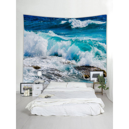 Tapestry Wall Tapestry Wall Hanging Ocean Sea Series Tapestry Great Wave Reef Tapestry for Bedroom Home Dorm Decor