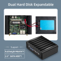 Dual Gigabit LAN RS232 Barebone Industrial Mini PC