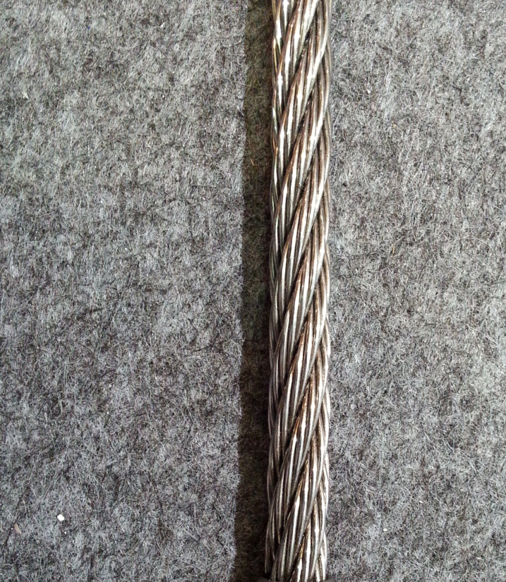 1x7 Edelstahldrahtseil 2,5 mm 316