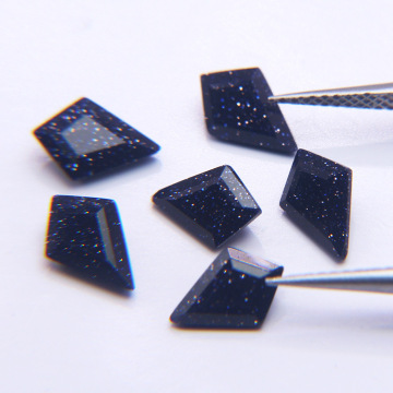 Galaxy Blue Sandstone Gemstone For Jewelry Making
