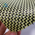 Color custom 3k carbon aramid fiber hybrid fabric