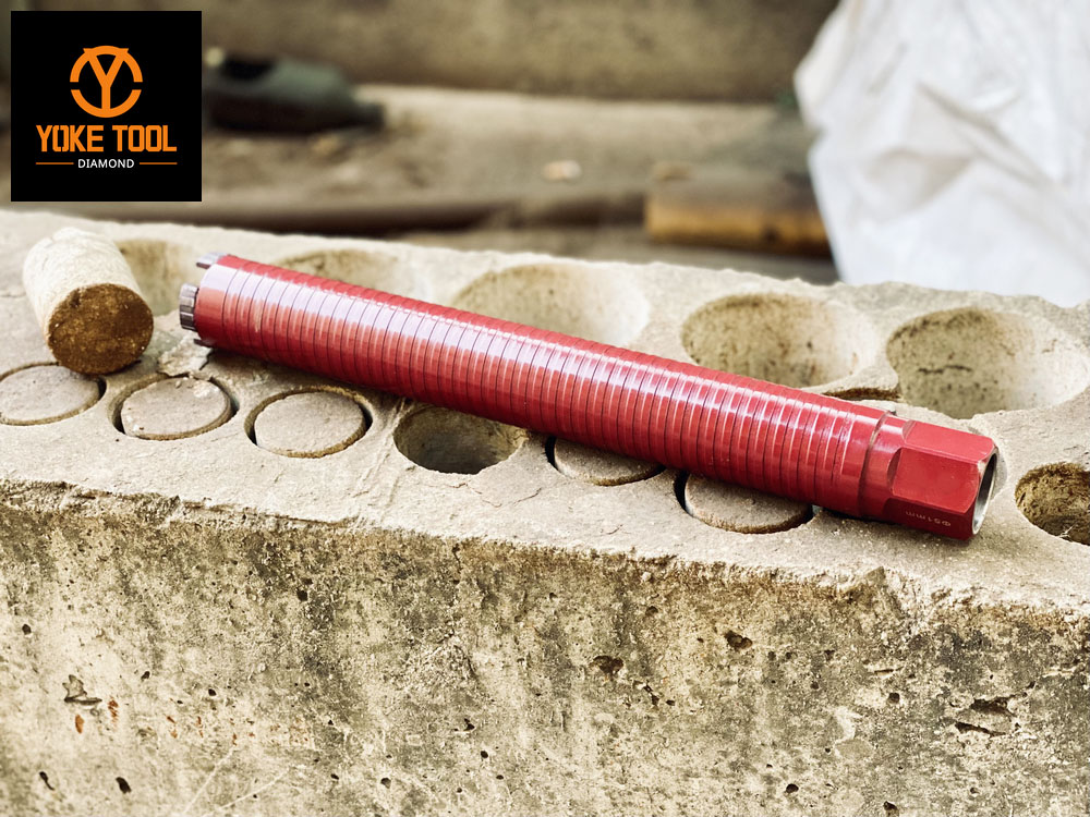 O.D.56X450mm Diamond Core Drill 14UNC Thread Wet Concrete Drilling (6)