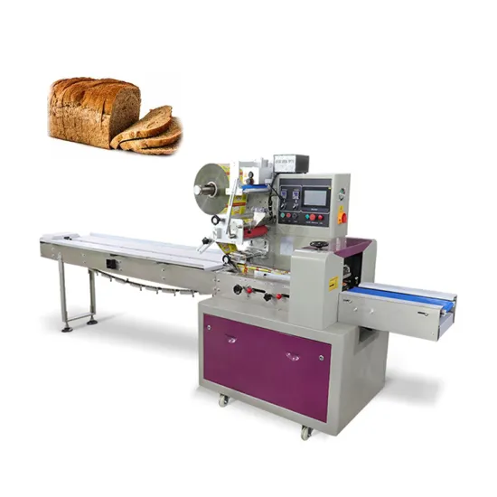 Automatic Cake Bread Packing Machine for Hamburger Buns - Horizontal Packaging Solution