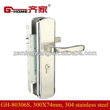 304 stainless steel mortise lock with handle