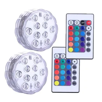 IP68 Waterproof RGB LED Fountain Pool Light with Remote Control