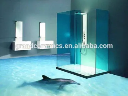 2015 new popular design 3 d floor tiles