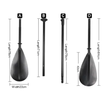 Adjustable Aluminum Paddle for SUP Board and Kayak