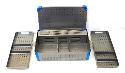 Aluminum sterilization tray box case of Surgical Instruments