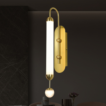 Contemporary Luxury Large Wall Light - Clear Color, Durable Hotel Decoration