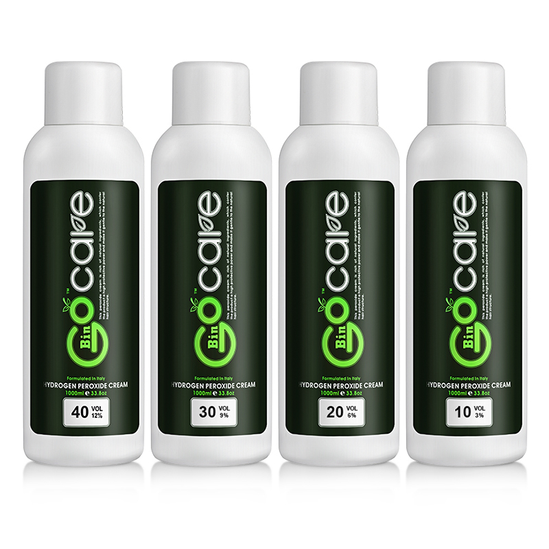 Gocare Private Label Peroxide Hydrogen Oxidant Cream Professional Hair Developer With Argan Oil