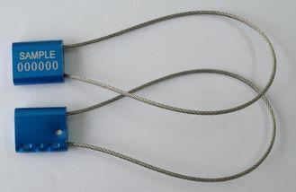 2.0mm Steel Wire Cable Security Seals With Die Casting Alum