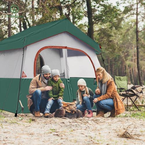 Cabin Tent with Ac Port 6 Person Outdoor Windproof Fabric Cabin Tent Supplier