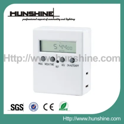 Two pins American standard 7 day digital timer