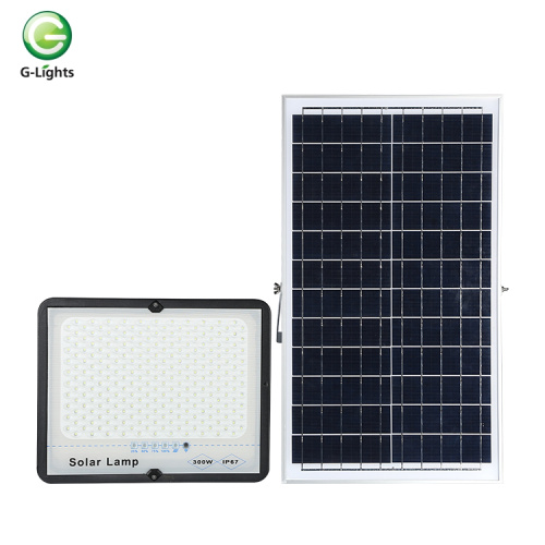 Luz de inundación solar led al aire libre con control remoto 50-300w