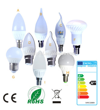 3W 5W 6W E14 E27 B22 LED Candle Golf R50 Bulb Warm Cool Daywhite light