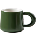 Green Coffee Mug Ceramic Coffee Tea Mug Tea Cup Porcelain Cappuccino Cup Latte Cup Stoneware Milk Mug