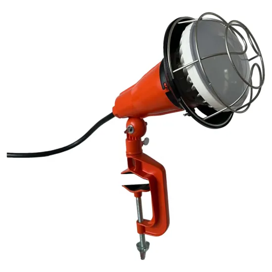 Professional Grade 20W-50W Daylight Color Projector Work Light with Reflector Lamp, 100V Grounding and 16.4ft/5M Cord