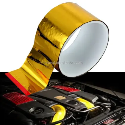 Newest Price Wholesale Custom Golden Aluminium Foil Tape Gold Color Aluminum Masking Tape