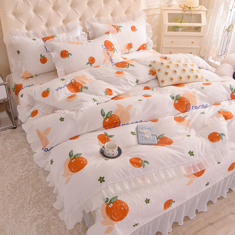 100% microfiber Quilt Bedspread Comforter Bedding Set