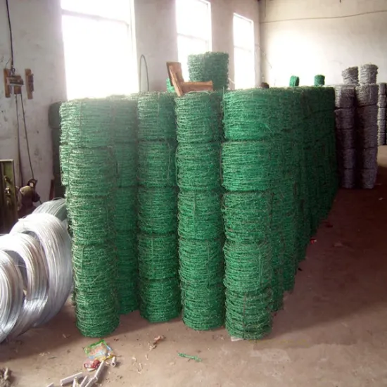 supply high quality pvc coated barbed wire