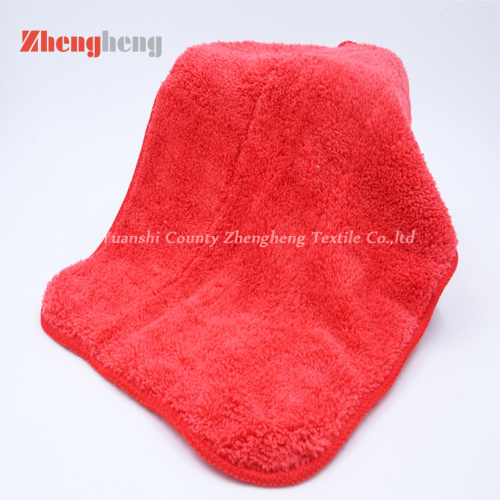 1000% Microfiber Coral Fleece Towel with Polyester