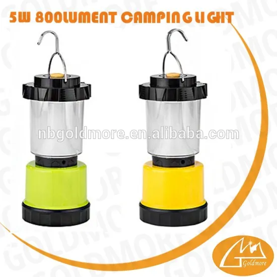 High power 5w 800 Lumen USB Camping Lighting Rechargeable 12 LED Tent Light Battery Operated Hanging Tent Light