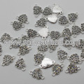 15 * 11MM Antiqued Tibetan Silver Filigree Heart Charms Drop