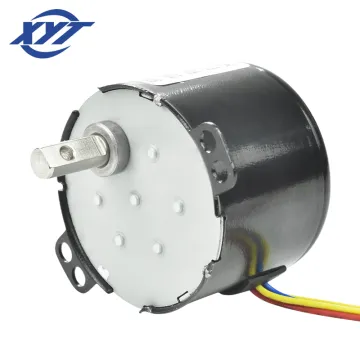 50KTYZ 24V AC Synchronous Mini Gear Motor - 50rpm Slow Speed Reducer