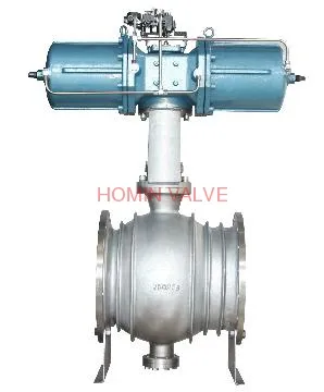 2 PCS Cast Trunnion Ball Valves