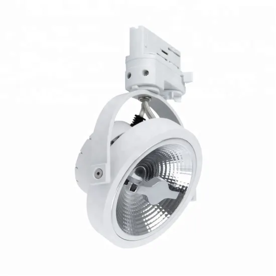 Adjustable 3-Phase Global Track Adaptor - LED AR111, QR111, GU10 Dimmable Track Lighting for Industrial and Commercial Use