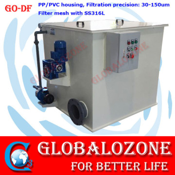 Water filtration equipment fish farm drum filter for koi pond
