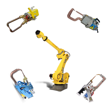 Original Fanuc Long Arm Spot Schweißroboter R2000IC/125L mit chinesischer CNGBS linearer Track