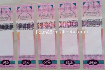 3 d hologram label adhesive hot stamping hologram label