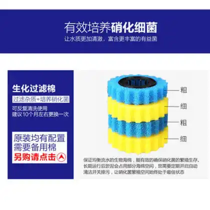 SUNSUN 18W Biochemical Cotton Koi Pond Filter with Built-in Pressure Pond Filter