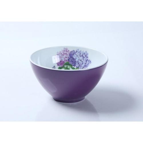 melamine round salad bowl unbreakable