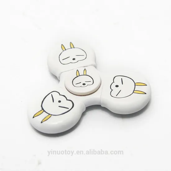 Hot sale trendy fidget spinner with cute bunny