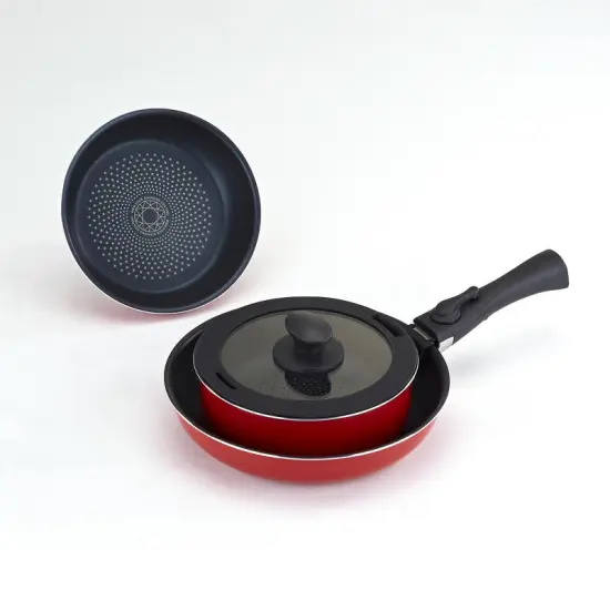 customized handle anti-scalding induction cookware sets cookware