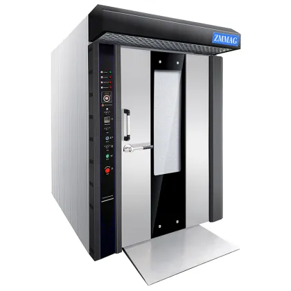 Automated Bakery Equipment: 16-Tray Bakers Pride Diesel Rotary Rack Oven