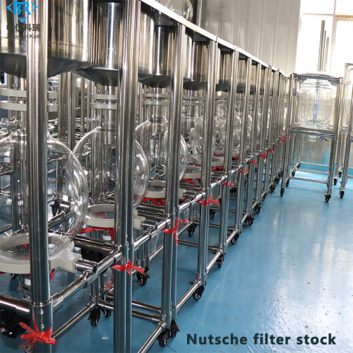 Lab Vacuum Nutsche Filter With Glass Collection Flask