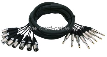 DMB série multi-canal stade serpent câble Jack Mono sur XLR M