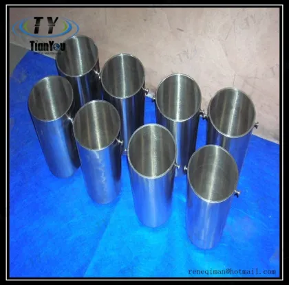 Tungsten crucible for sapphire crystal growthing crucible