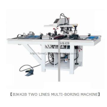 BJK42B TWO LINES MULTI-BORING MACHINE
