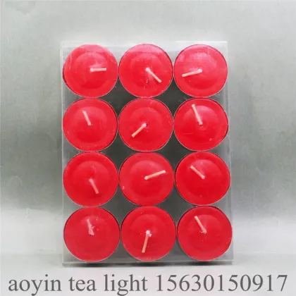 black tealight soy wax and paraffin wax design