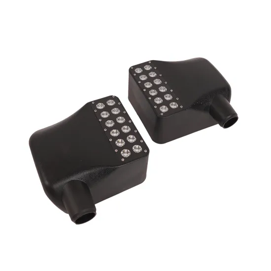 LED Side View Mirror with Integrated Lights and Turn Signals