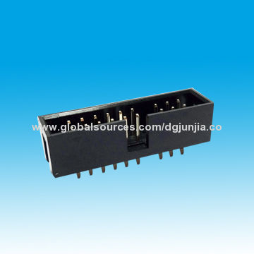 2.54 x 2.54mm (0.100 x 0.100-inch) Box Header, 9.0mm H, Straight Type