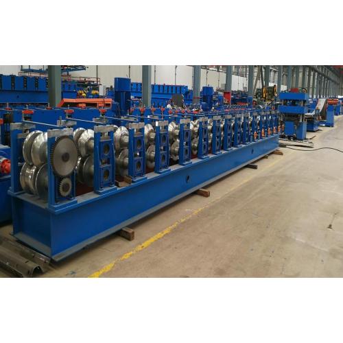 Couleur hydraulique en acier Guarruler Purlin Roll Forming Machine